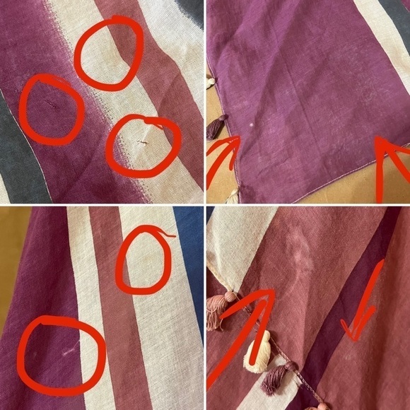 Anthropologie | NWT Aratta Aster Purple Maxi Dress Violet Stripe Tassel Size S - Picture 13 of 16